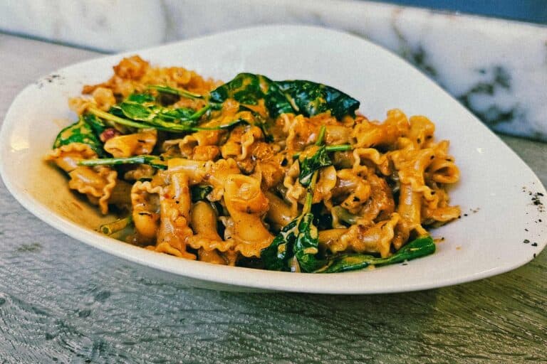 Marry Me Chicken pasta at Vapiano Corn Exchange – a cosy option if you’re looking for where to eat near the Manchester Christmas Markets.